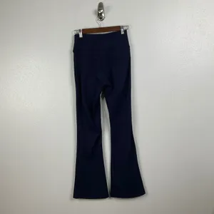 Halara NWT Navy‎ Flare Pants Size Small thumbnail 2