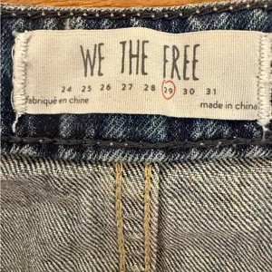Free People We The Free High Rise Distressed Denim Mini Skirt Size 29 thumbnail 8