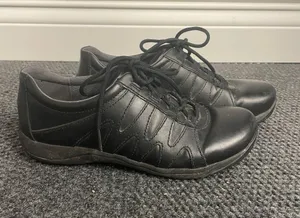 Dansko Neena work nonslip shoes 38 tie lace up black comfy 7.5/8 thumbnail 2