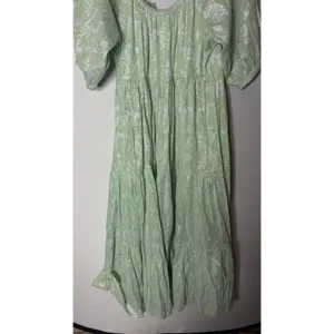 Roller Rabbit Sage Green Clermont Zara Maxi Dress sz L thumbnail 9