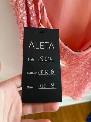 Aleta pink hoco dress thumbnail 4