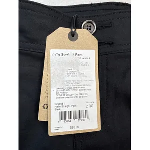 prAna Women's Halle Straight Pant Black Size 2 / 30" Inseam NWT Hiking Outdoor thumbnail 5
