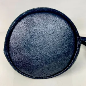 STREET LEVEL Leather Crossbody Bucket/Hobo Bag in Black thumbnail 4