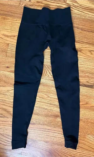 Set Active High Waist Black Leggings thumbnail 1