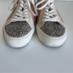 Madewell Sidewalk Low-Top Sneakers in‎ Spotted Calf Hair thumbnail 5