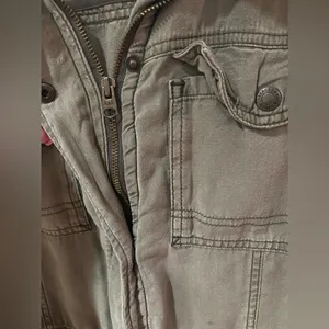 Abercrombie & Fitch Green‎ Skyler Military Hooded Zip Parka Utility Jacket Sz XS thumbnail 7