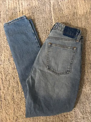 Abercrombie & Fitch Curve Love The‎ Skinny High Rise Distressed Jeans Size 26 thumbnail 3