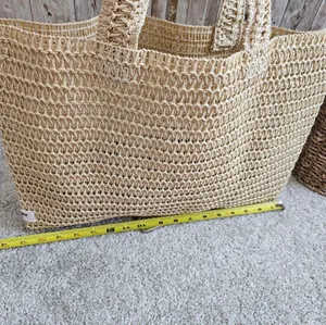 Burberry goddess straw tote bag  thumbnail 8