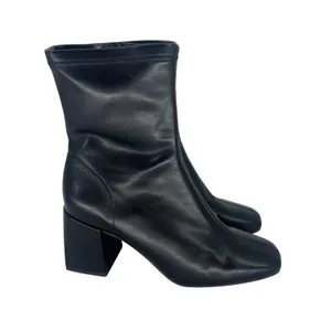 Silent‎ D Carina Heeled Ankle Boots Black Leather Size 39 thumbnail 7