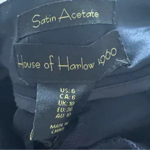 House Of Harlow Satin Acetate‎ Navy Pants Size 6 thumbnail 6