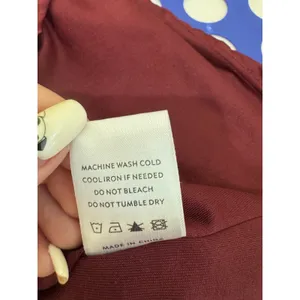 Baltic Born Velvet Maxi Dress Women Size L Burgundy V Neck Long Sleeve Formal thumbnail 8