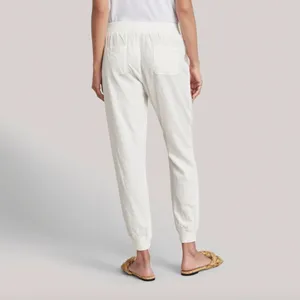 Faherty Size S Small Arlie Day Pant Joggers White Linen Blend thumbnail 14