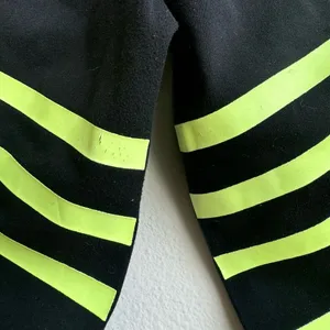 ALO Yoga Airbrush Glow In the Dark Stripe Bandage Legging Black Size Medium thumbnail 8