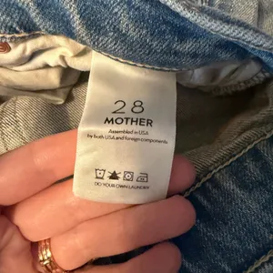 MOTHER The Tomcat Straight Leg Distressed Jeans Light Blue Women Size 28 thumbnail 13