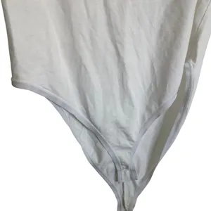 Nike White Short Sleeve Women's Bodysuit (Size Medium) thumbnail 8
