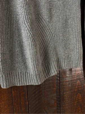 GAP Very Soft Cowl Neck Gray Sweater XS thumbnail 6