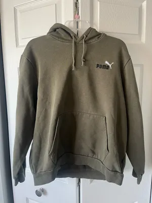 Puma Hoodie Green Army thumbnail 1