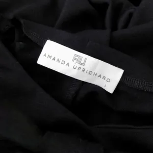 AMANDA‎ UPRICHARD Black Open Back Bow Ponte Knit Dress Sheath Classic Large thumbnail 10