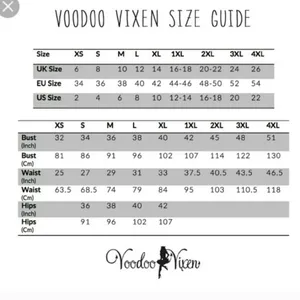 Voodoo vixen Rockabilly RED wiggle dress pin up thumbnail 3
