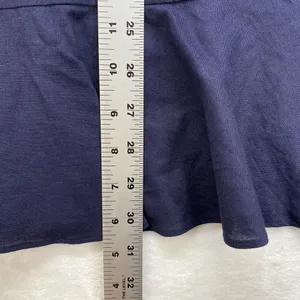 Gianni Bini Navy‎ Blue Nancy Sundress Linen/Cotton Strap Ties Grommet Size XS thumbnail 4