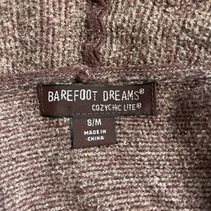 Barefoot Dreams CozyChic Lite Drape Front Calypso Wrap Purple S/M Cardigan thumbnail 4