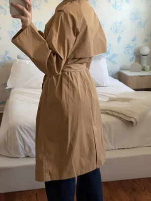 BCBGeneration Trench Coat Brown Tan thumbnail 3