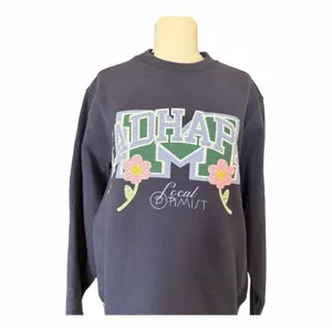Madhappy Blizzard Graphic Logo Crewneck Sweatshirt Navy XS NWT Streetwear thumbnail 3