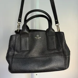 Kate Spade Southport Ave Sloan Black Leather Pebbled Handbag‎ Designer Purse thumbnail 3