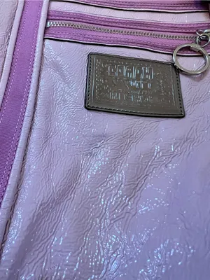 Coach Poppy Y2K Vintage Rose Patent Leather Tote thumbnail 3