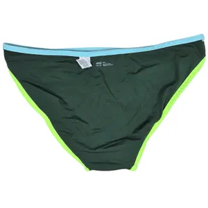 Aerie‎ Bikini Bottoms Women XS Green Neon Trim Swimwear Beach Pool thumbnail 4