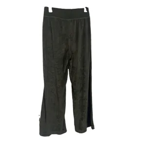 Nike Sweats Size S Terrycloth Wide Leg High Rise Olive Green thumbnail 2