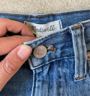 Cute Jean Denim Skirt With Pockets thumbnail 3