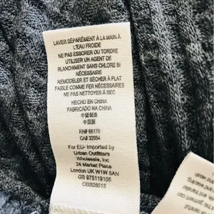 We The Free Free People South‎ Side V Neck gray Thermal Top size M thumbnail 8