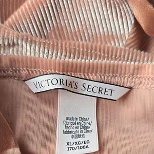 Victoria's‎ Secret Peach Ribbed Velvet Bralette XL thumbnail 2