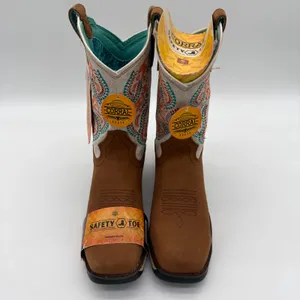 Corral Embroidery Hydro Resist Polycarbonate Security Western Safety Toe Boots 7 thumbnail 6