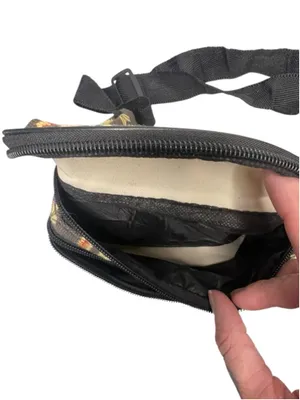 Southwestern Tribal Print Festival Boho Waist Clip On Canvas Fanny Pack thumbnail 3