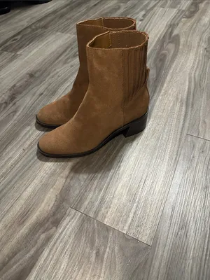 Dolce Vita Tan Suede Ankle Boots Size 7 thumbnail 4