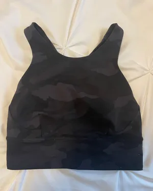 Lululemon Black Camo Sports Bra thumbnail 1