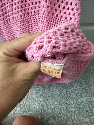 Amazon Crochet knit style swim cover up thumbnail 3