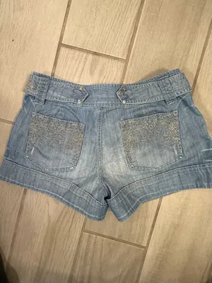 Armani Exchange Light Blue Denim Women's Shorts thumbnail 4