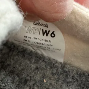 Allbirds Wool Pipers Cream White Merino Wool Low Top Sneakers Womens 6 thumbnail 3