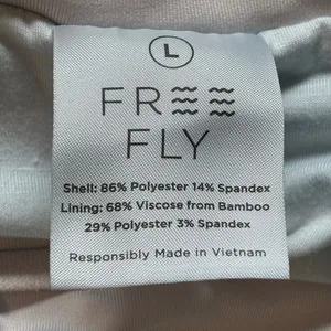 Free Fly Bamboo-Lined Breeze Short in Light Gray- size Large thumbnail 3
