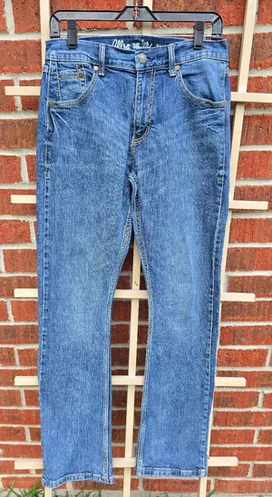 Wrangler Retro Slim boot cut denim blue jeans stretch size 7/9 thumbnail 1