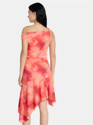 Madden NYC Women’s Asymmetrical Midi Dress thumbnail 2