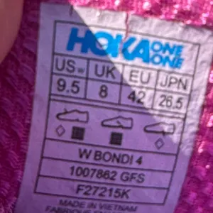 Hoka Women's Gray and Pink Sneakers thumbnail 7