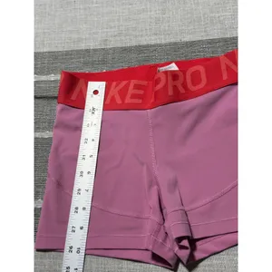 Nike Pro Dri-FIT‎ Women Small Pink Red Compression Athletic Shorts thumbnail 2