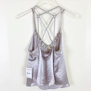 Free People Silver Haze V-Neck Tank Top thumbnail 4