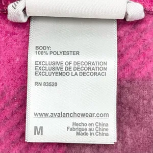 Avalanche Womens Fleece Pullover Size M Quarter Zip Gorp Outdoor Cabin Après Ski thumbnail 8