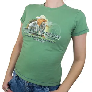 Anvil Vintage Y2K Kenny Chesney Poets and Pirates Tour 2008 Baby Doll Tee thumbnail 2