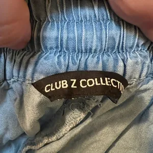 Club Z Collection Women's Wide Leg Pant Chambray Blue Pull On 100% Tencel thumbnail 9